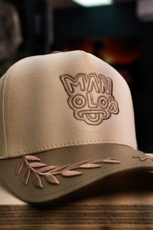 Feathered Beige SnapBack